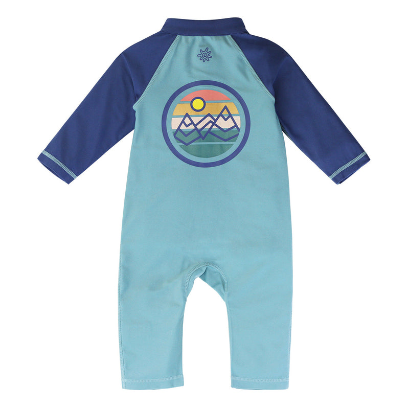 back of the baby boy's long-sleeve swimsuit in endless summer|endless-summer