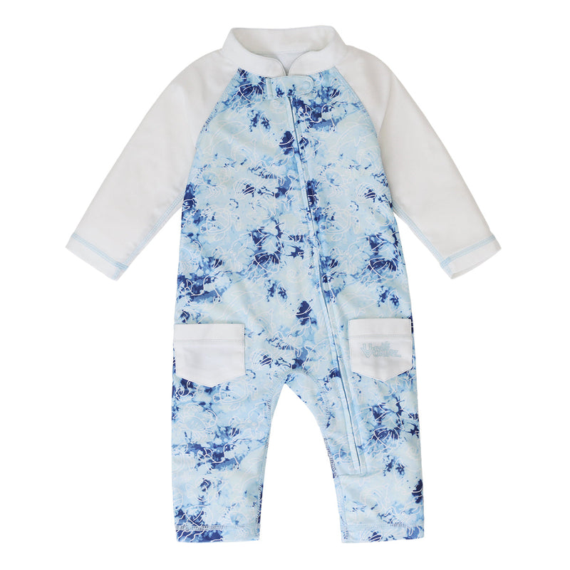 baby boy's long-sleeve swimsuit in sea friends|sea-friends