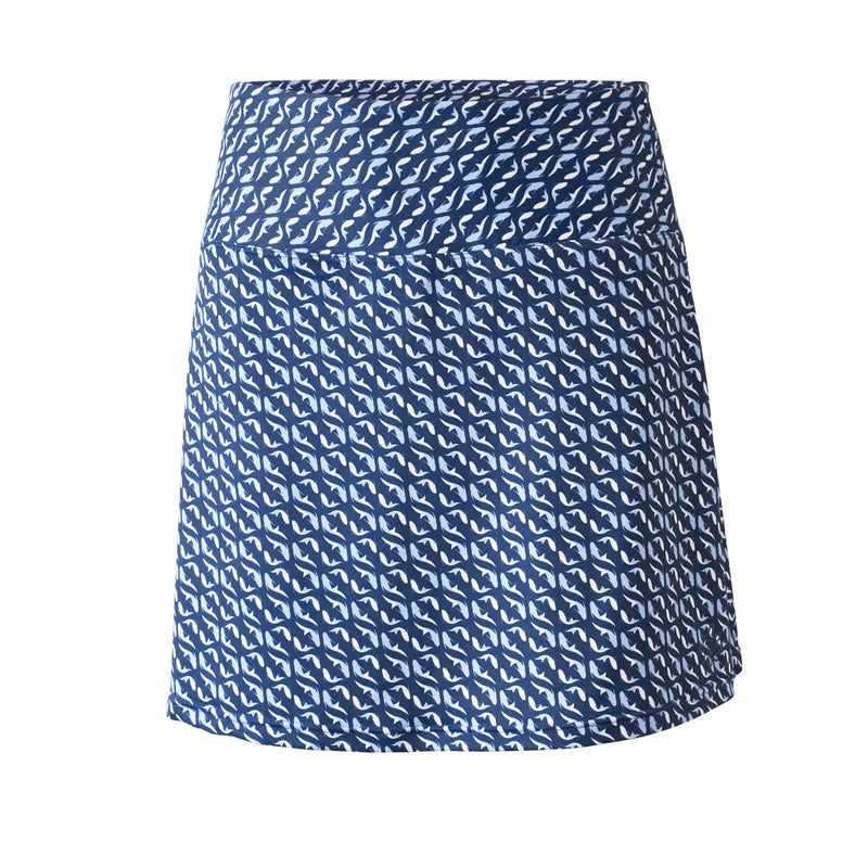 Women's Travel Skort in Serenity Fish |serenity-fish